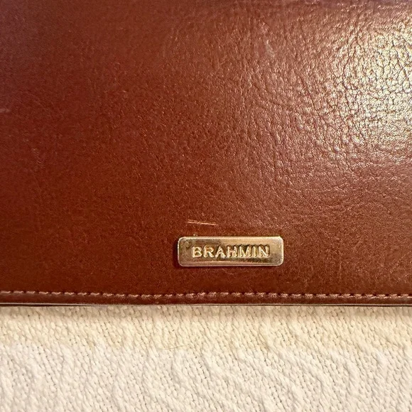 Brahmin Chestnut Leather Clutch - Picture 2 of 12